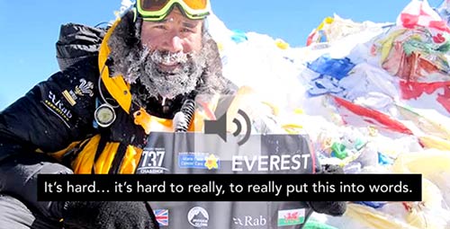 737 Challenge - Leg 7 Mount Everest summit interview