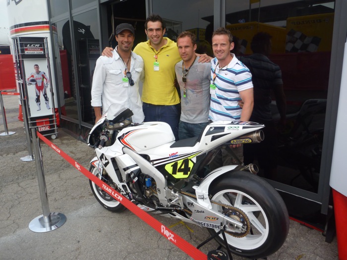 Richard_with_friends_Peter_Sidoli_Mark_McMillan_and_Kevin_Morgan_at_MotoGP_Catalunya.jpg