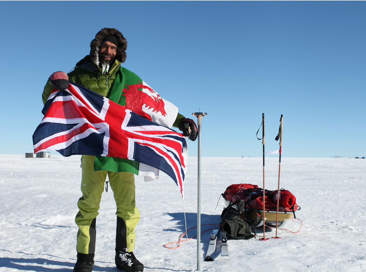 Richard Parks becomes fastest Brit in history to reach South Pole