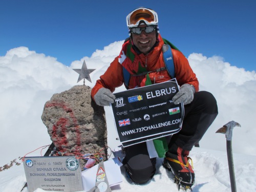 737 Challenge - Leg 9 Elbrus summit interview