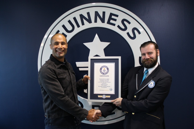Richard Parks enters Guinness World Records